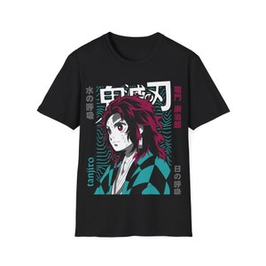 DS Anime Fanbase T-shirt Manga Shirt, Mens Anime Shirt, Womens Anime T-Shirt, 100% Cotton Japanese Anime Shirts, Tanjiro Kamado Demon Slayer