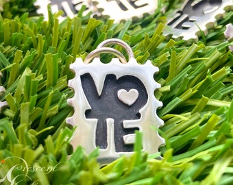 VOTE Stamp Cast Pendant -- Ready to Ship!