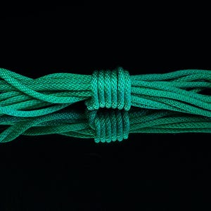 Seafoam Green Nylon Bondage Rope Great for Bondage and Shibari 1/4&quot; 6mm Solid Braid - Super Soft - Machine Washable