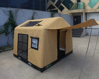 M) PREMIUM | Easy Setup Inflatable Tent for 4-5 People - All-Season Comfort