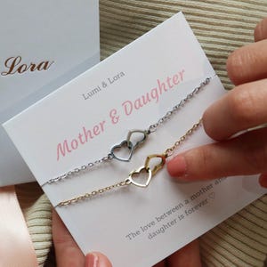 925 Silver Set Of 2 Mother & Daughter Bracelet Set, Matching Bracelets, Friendship Bracelets, Mother And Child Bracelet Set