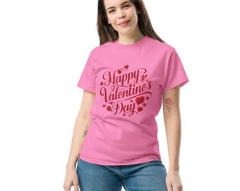 Happy Valentine Day 2025 Unisex classic tee