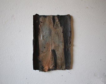 PAPER ART #13 / abstract painting / rustic art / primitive wall art / australian artist / interior design / pamelatang