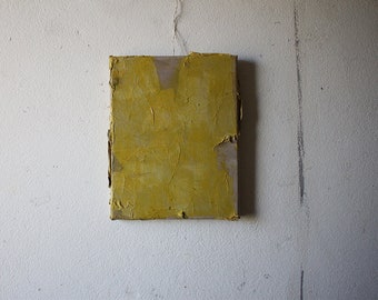 UNTITLED #177 / original painting / citron / modern rustic / abstract painting / australia artist / contemporary interior style / pamelatang