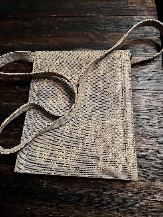 Vintage Stuart Weitzman Snake Print Shoulder Bag - Etsy display picture 1