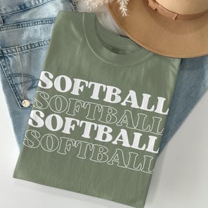 Softball T-Shirt: Game Day Tee - Comfort Colors Ring-Spun Cotton