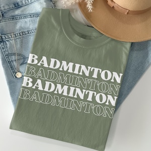 Camiseta de bádminton: Camiseta deportiva de raqueta - Ropa para aficionados al bádminton