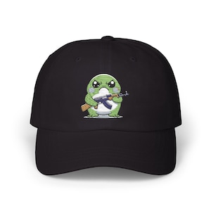Embroidered Dad Cap, Cute Mad Frog Design, Frog Lover Gift, Animal Baseball Hat, Funny Animal Hat, Unique Dad Hat, Embroidered Frog Cap