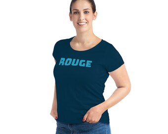 Color Delusion « Rouge » - T-shirt Jazzer pour femme en bleu azur, bleu marine, vert ou framboise