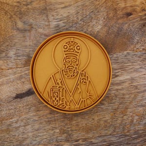 Svetac - Ikona / Modlica - Kalupi / Slavski Kolac - セルビア正教の切手とカッター