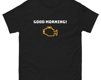 Car T-shirt Good Morning