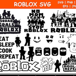 Roblox SVG-Bundle, Roblox Schrift-Svg, Roblox Digitaler Download Bild, Roblox Charakter Clipart, Roblox Junge SVG, Roblox Alphabet, Geburtstags-Svg.