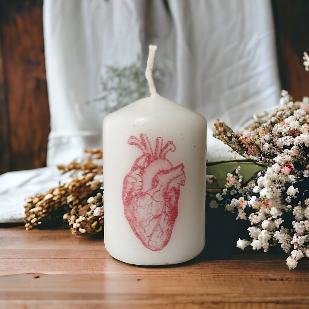 Ex-voto Candle Ritual Sacred Heart Gothic Decoration Collection Cabinet ...