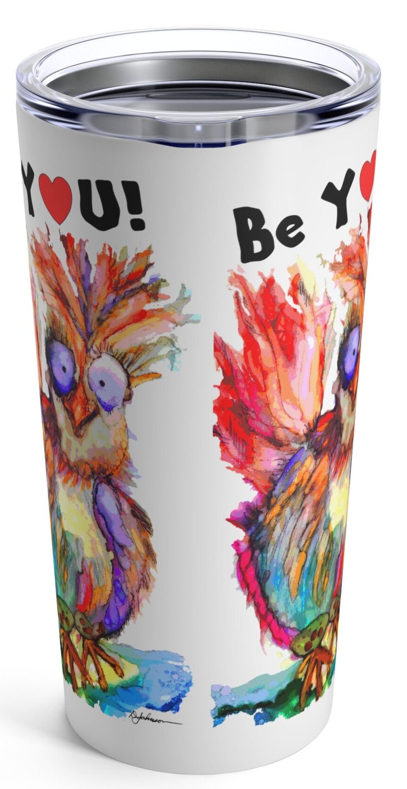 Funny Chicken tumbler, Chicken Mom, Funny Chicken Gift, Crazy Chicken Lady, Crazy Chicken Dad, Original Design image 2