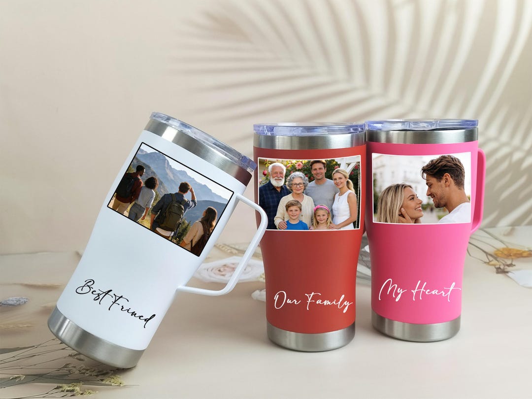 Personalized Family Photo Tumbler, Our Family Custom Mug,meaningful ...
