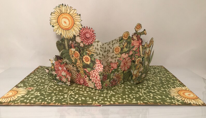POPUP \u201cSunflower Fairy Queen\u201d Card