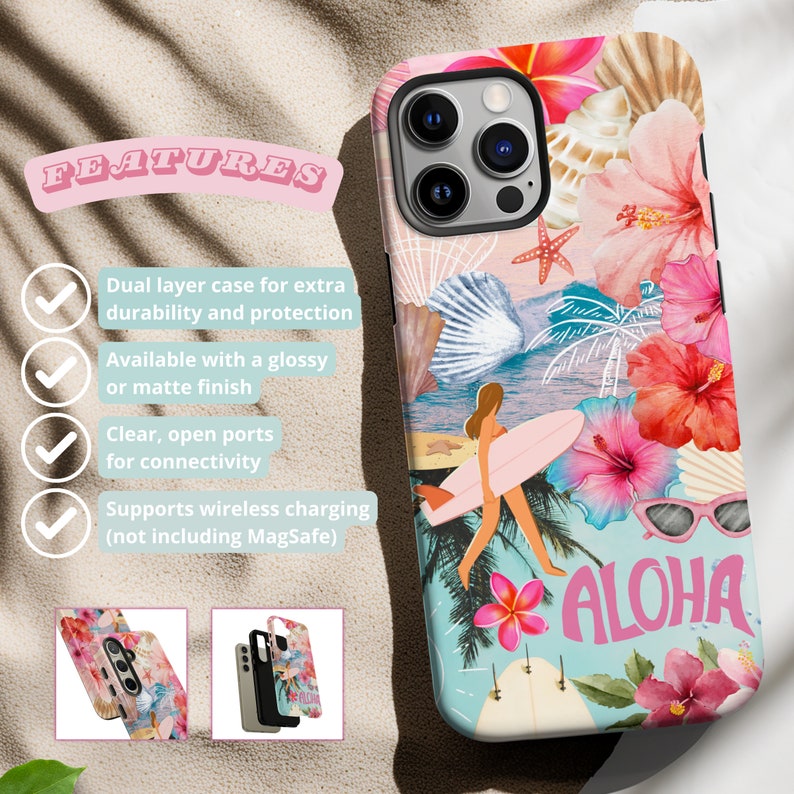 Coquette Phone Case Blue Bow Collage Ribbon Something Blue Cute iPhone 15 14 13 12 11 Pro Max Plus Samsung Galaxy S24 S23 S22 Google Pixel image 4