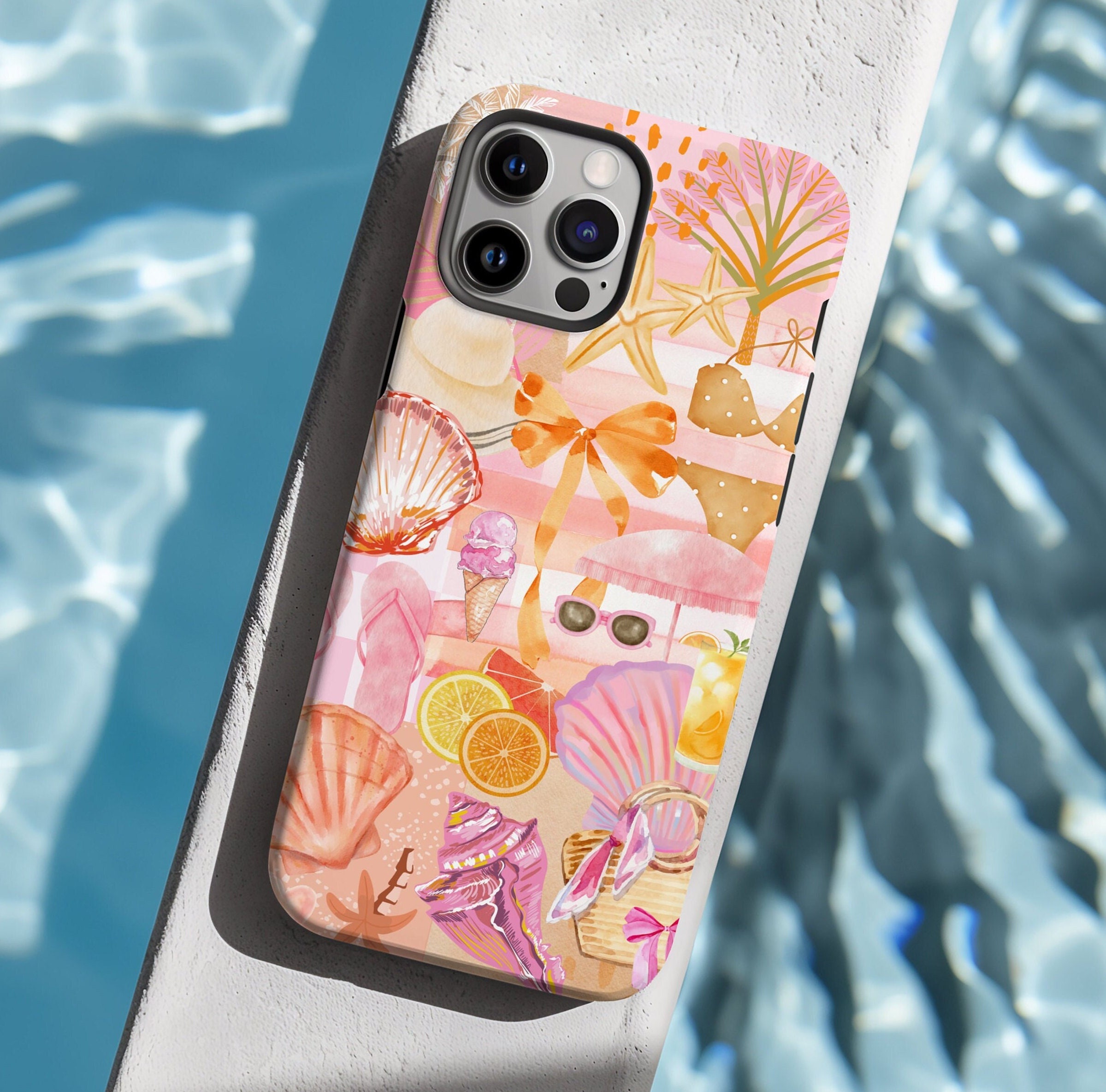 Summer Collage Phone Case, Beachy Coastal Tough Case, Seashell Phone Cover Pink Orange, Trendy Protective Case for iPhone Samsung Pixel - Etsy Summer Collage Phone Case, Beachy Coastal Tough Case, Seashell Phone Cover Pink Orange, Trendy Protective Case for iPhone Samsung Pixel - Etsy