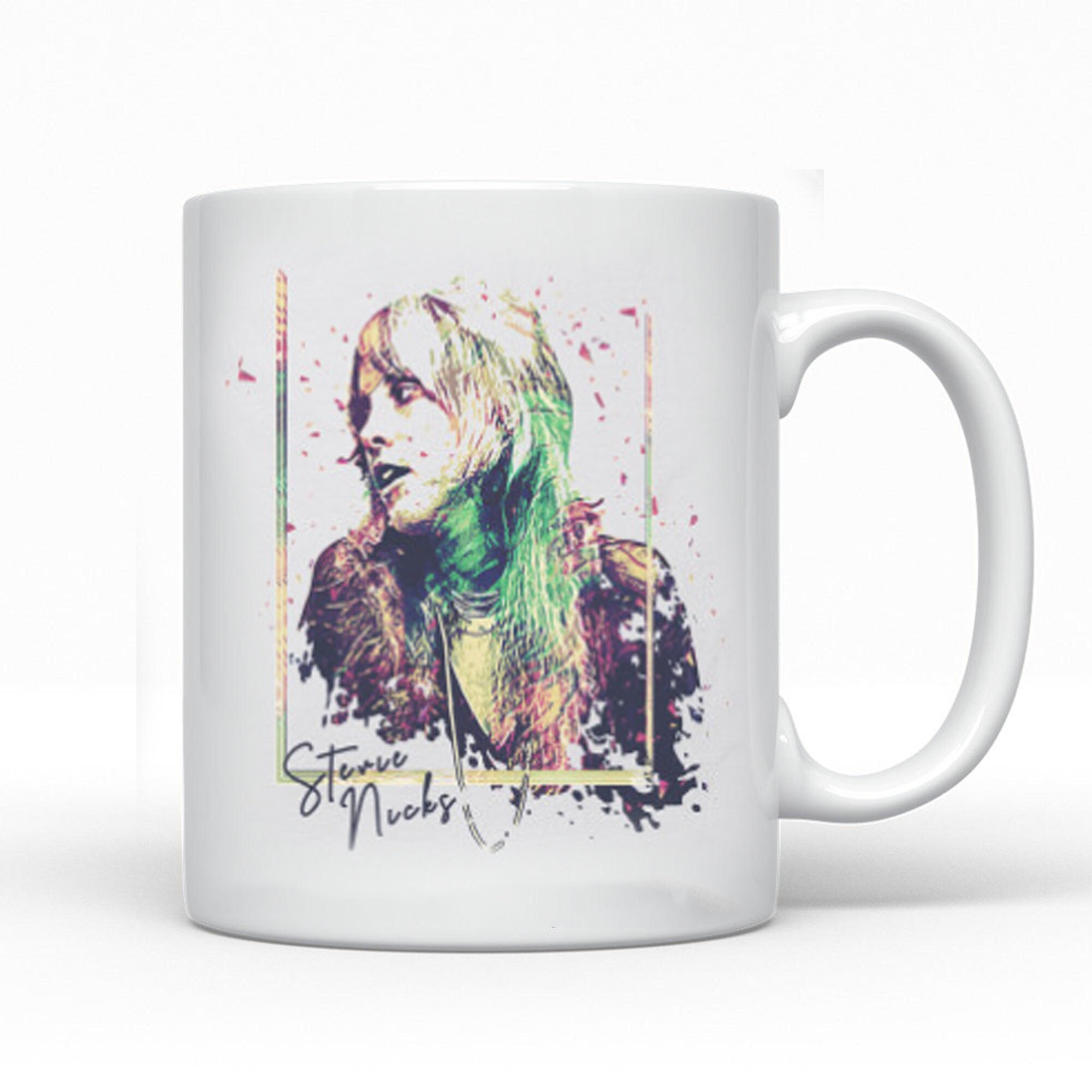 Stevie Nicks The Broken Frame Retro Coffee Mug