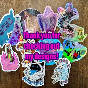 Holographic Sticker: Do You Like Me Planchette from Ouija Board image 8