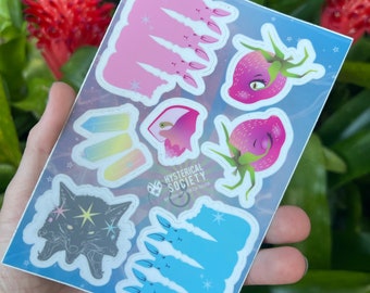 Vinyl Sticker Sheet: Magical Mystical Pastel Collection