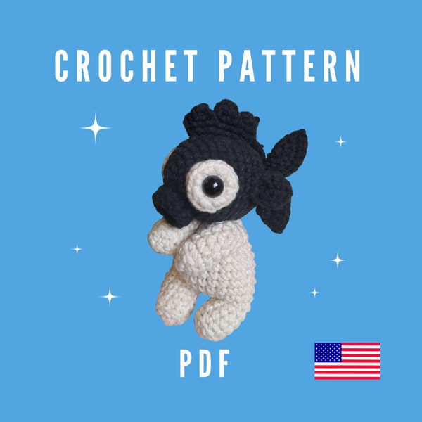 Fish Guy Crochet Amigurumi Pattern Poisson Peluche Patron Poupée Doll Character PDF file US Terms in English