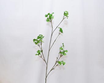 人工メープルの枝、フェイクグリーンの小枝、リアルな葉の茎、ホームフラワーデコレーション、フラワーアレンジメント、屋内植物のウェディングセンターピース