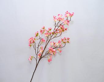 Faux Cherry Blossoms,Artificial Peach Blossoms, Realistic Plum Blossom Branches, Faux Spring Flowers, Home Decor, Floral Arrangements