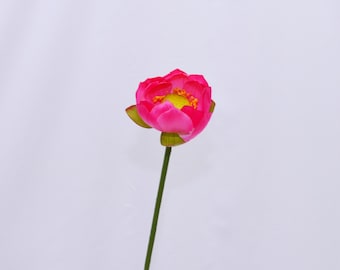 Artificial Lotus Stems, Lotus Flower Decor, Faux Water Lilies, Home Decor, Floral Arrangement, Zen Decor, Fake Tropical Flower, Vase Fillers