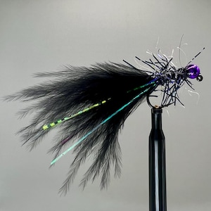 Nightshade Jig Streamer (3 pack) Tungsten Beadhead- Barbless Euro Nymph, Trout Streamers