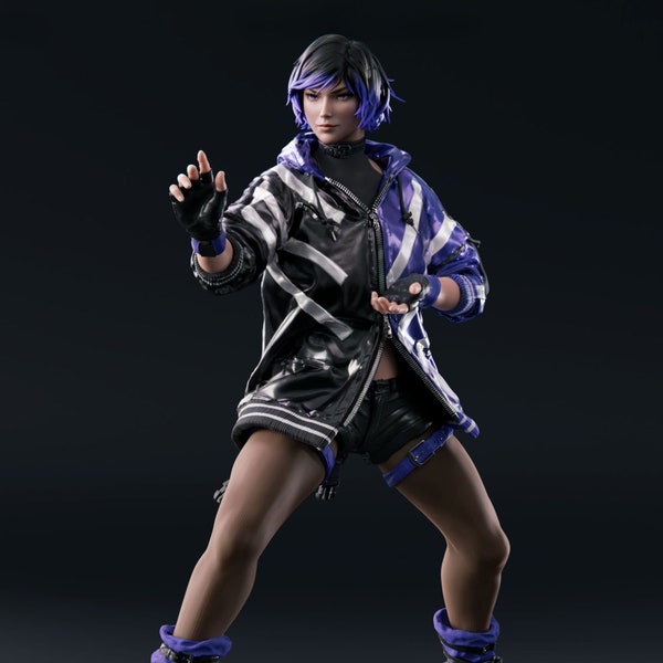 Reina - Tekken 8 - Tekken - High Quality 8K - 3D printing - 3D sculpture