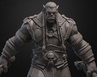 Varok Saurcroc - Varok - Saurcroc - World of Warcraft - Warcraft - High Quality 8K - Impression 3D - Wow - Sculture 3D