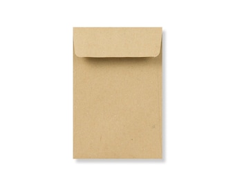 68mm x 97mm kleine Kraft papieren enveloppen - confetti zakken, bruiloft gunst tassen, mini bruine zaad papieren enveloppen, Manilla enveloppen, Britse verkoper