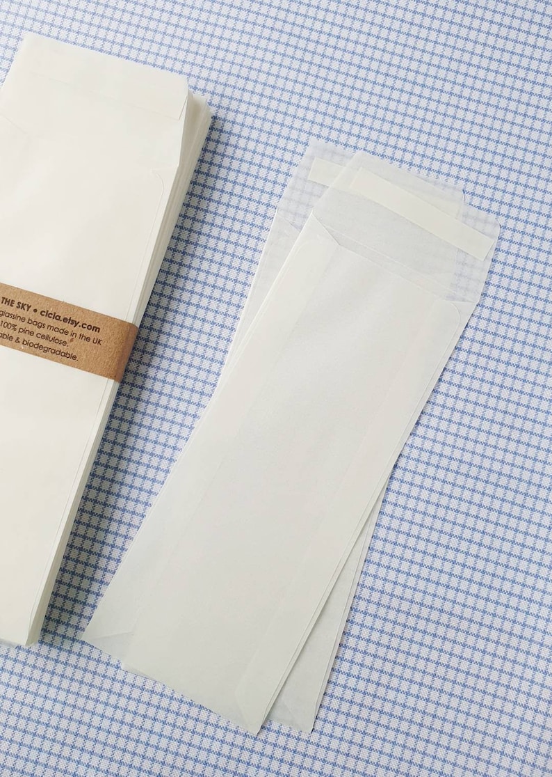 65 Mm X 160 Mm Wax Melt Snap Bar Peel & Seal Glassine Bags Etsy