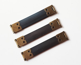 10pcs Bronze Internal Flex Metal Frame  14 x 80 mm (1.4 cm x 8 cm)