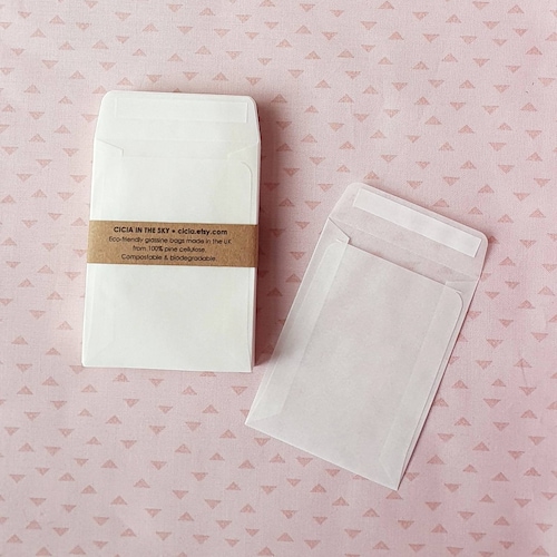 Wedding Confetti Bags 100 Biodegradable Glassine Bags Etsy