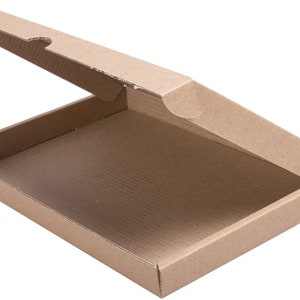 Royal Mail C5 PIP Box, caixa de correio postal de papelão marrom com letras grandes, embalagem reciclável ecológica