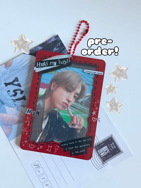 PREORDER! Stray Kids Han “hold My Hand” Acrylic Photocard Holder