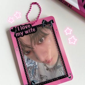 PRE ORDER Kpop-fotokaarthouder, acryl kpop-pc-houder