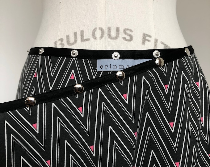 Erin Collared Striped Midi Pink main image 1