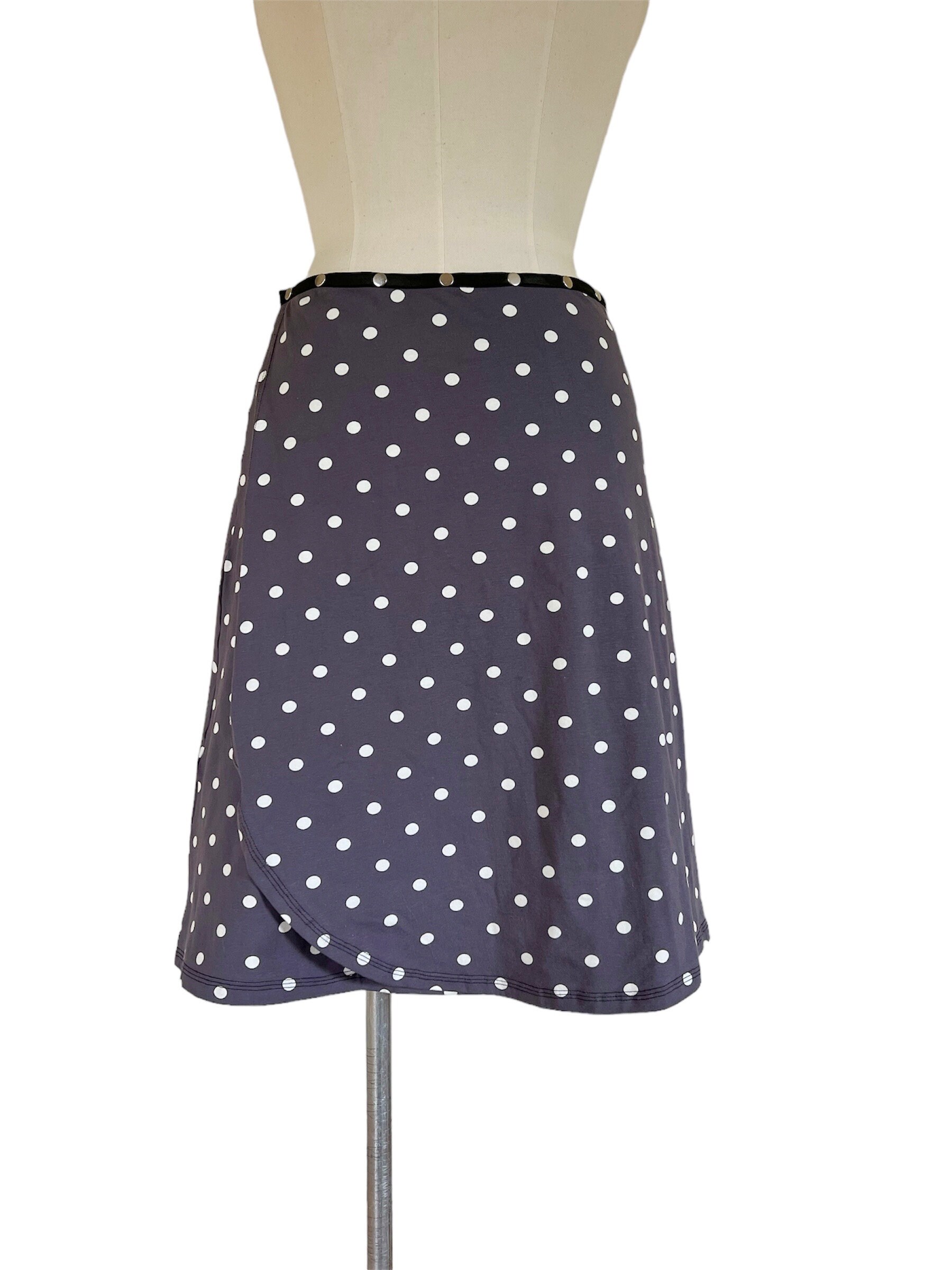 Polka Dot Snap Skirt by Erin MacLeod