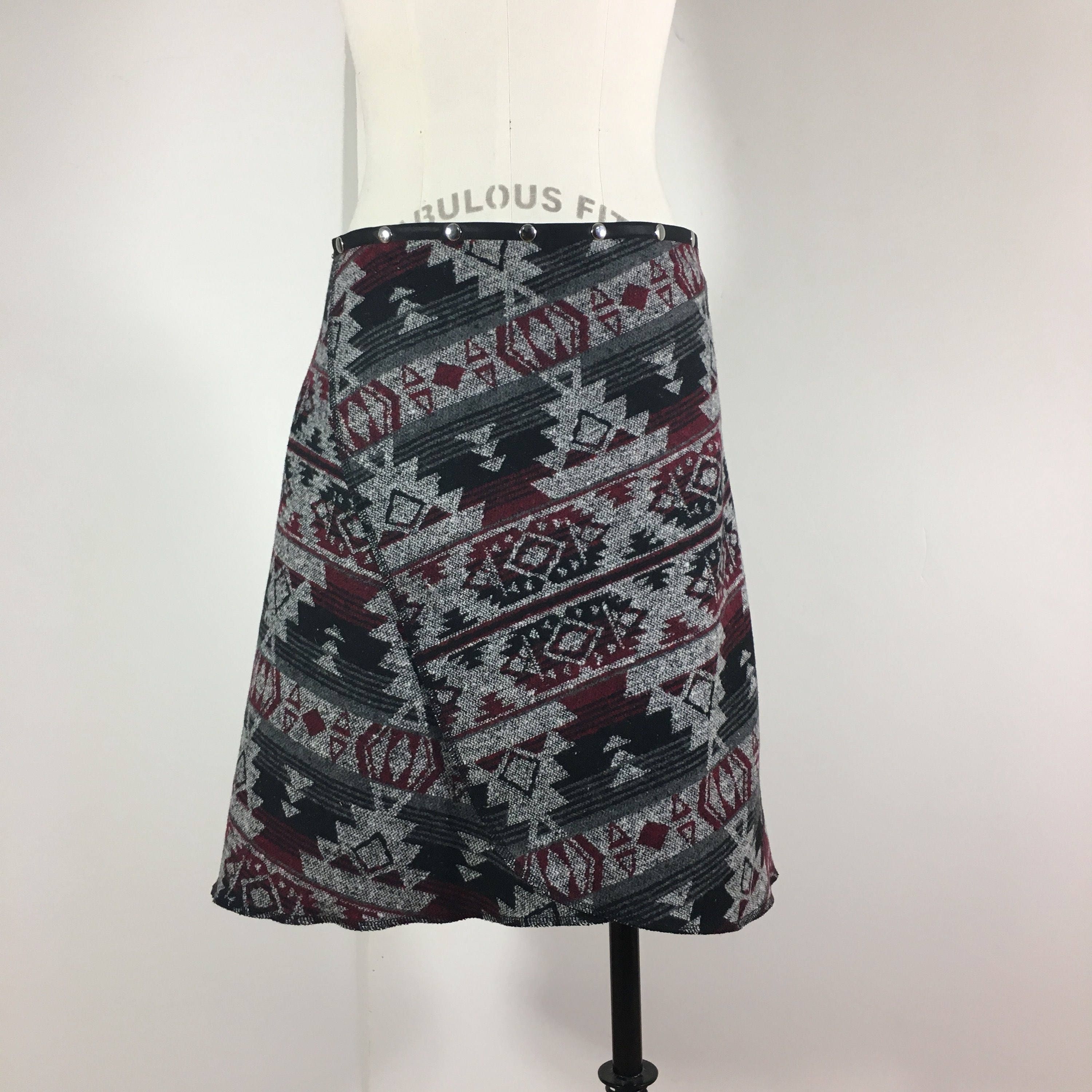 Pendleton Skirt, Wrap Skirt, Snap Skirt, Erin MacLeod Skirt, Winter ...