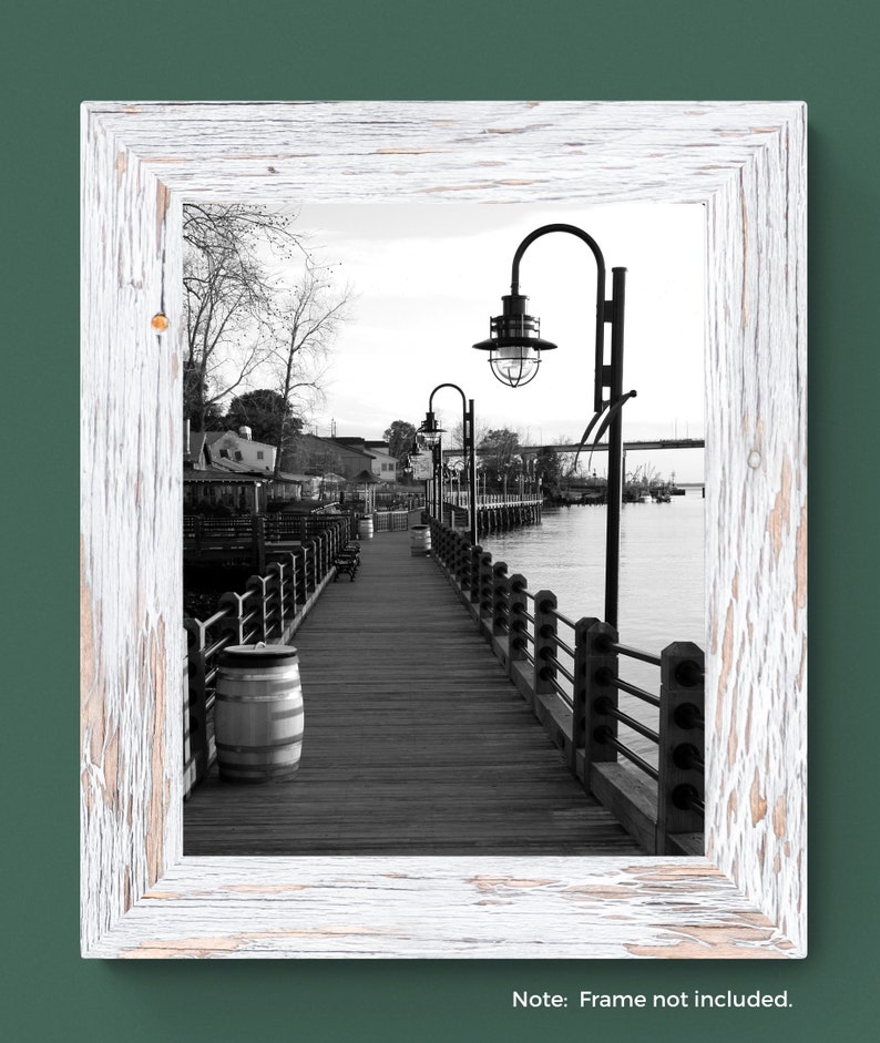 Riverwalk, Historic Wilmington, NC Black and White Photography North Carolina Photography Black and White Wall Art image 4