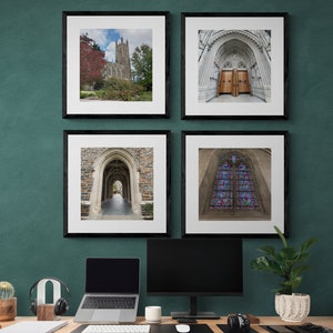 Duke Chapel (Series III) Color Photographs | Set of 4 | Printable Wall Art | Instant Download | Minimalist | Fine Art Photography