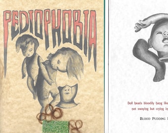 PEDIOPHOBIA Poetry Chapbook - Creepy Doll Poems, Daniel G. Snethen, 2019 - Blood Pudding Press