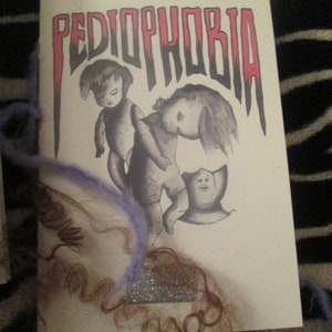 PEDIOPHOBIA by Daniel G. Snethen 2019 Blood Pudding Press poetry chapbook creepy, crawly, horrific little doll heads,doll phobia image 2