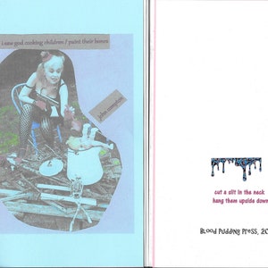 i saw god cooking children / paint their bones by john compton 2020 Blood Pudding Press poetry chapbook 22 poems, abstract, unique image 3