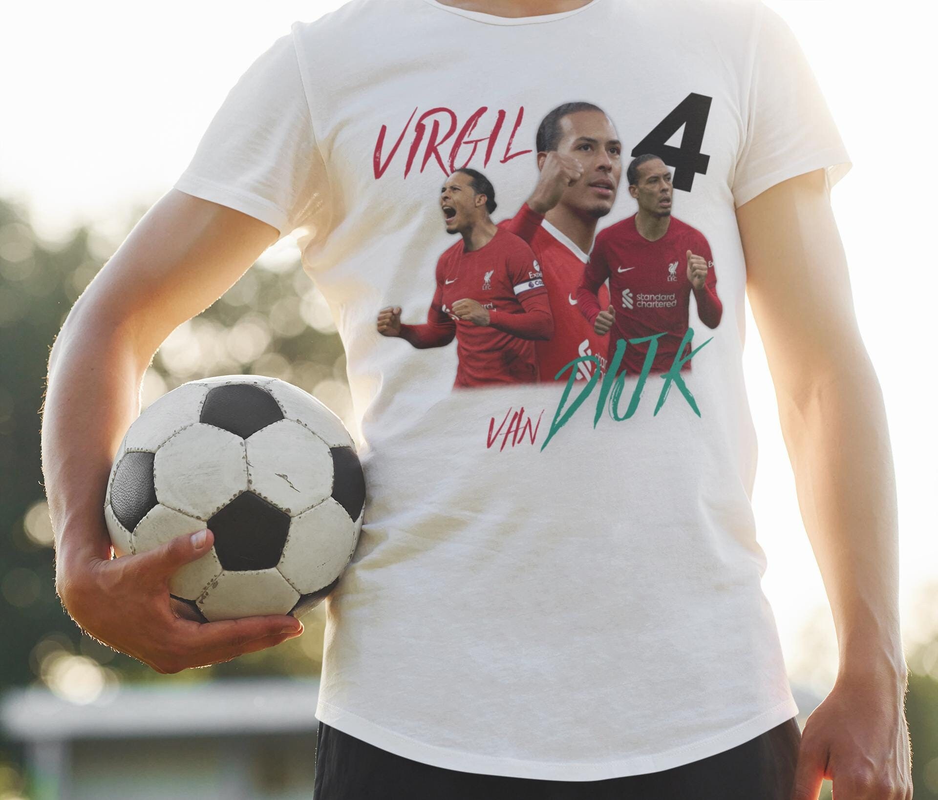 Liverpool t shirt van dijk sale