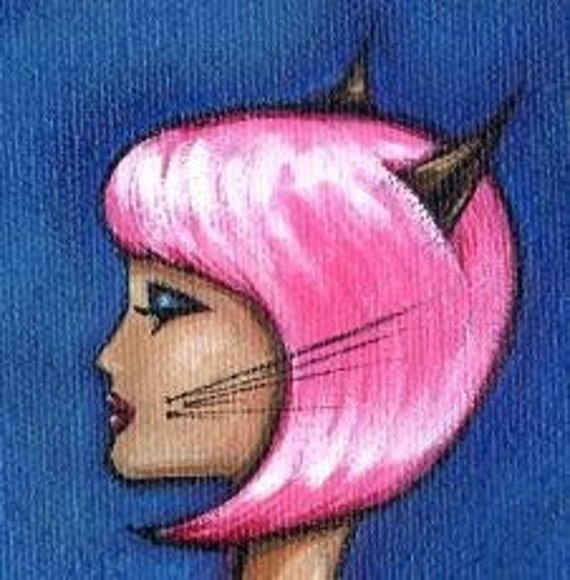 Catwoman Art Print Puppet Master Burlesque Bedroom Decor Gift For Girlfriend Anniversary Gift Boudoir Kitten Play Bdsm Fetish Shano