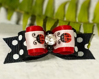 Vintage bow Fruits mix grooming bow ties dog yorkie bow per dog bow vintage dog bow show bows for dogs maltese show bow